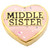 Middle Sister Floating Locket Charm