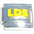 LDS Letters Yellow Italian Charm