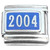 Year 2004 Blue Italian Charm