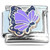 Purple Wing Butterfly Italian Charm