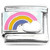 Rainbow and Cloud Italian Charm