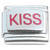 Kiss Red Italian Charm