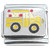 Cute Yellow School Bus Italian Charm