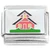 School Teacher Schoolhouse Italian Charm