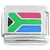 South Africa Flag Enamel Italian Charm