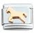 Horse Running Gold Italian Charm