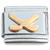 Hockey Sticks Gold Italian Charm