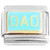 Dad Light Blue Italian Charm