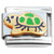 Turtle Green Shell Italian Charm