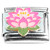 Pink Blooming Lotus Flower Italian Charm