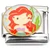 Ariel Mermaid Cartoon Italian Charm