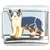 Black White Dog Border Collie Puppy Italian Charm