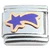 Shooting Star Purple Italian Charm
