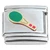 Tennis Racket Sports Green Italian Charm