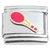 Tennis Racket Sports Red Italian Charm