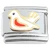 Cute Bird Red Belly Italian Charm