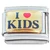 I Love Kids Red Heart Italian Charm