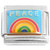 Peace Rainbow Italian Charm