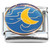 Moon Reflection Dark Blue Sky Italian Charm