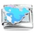 Dolphin Mom Baby Ocean Italian Charm