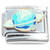 Panet with Ring Blue Italian Charm