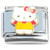 Hello Kitty Wearing Red and Yellow Italian Charm