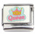 Queen Cute Crown Italian Charm