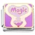 Magic Word Purple Italian Charm