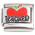 Teacher Red Apple Italian Charm