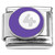 Purple Four Ball Pool Billiards Italian Charm