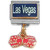 Las Vegas Dangle Black Italian Charm