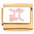 Gemini Zodiac Sign Gold Base Italian Charm