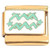 Aquarius Zodiac Sign Gold Base Italian Charm