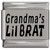 Grandma's Lil Brat Laser Engraved Italian Charm (9mm Standard Size)