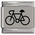 Bicycle Bike Laser Engraved Italian Charm (9mm Standard Size)