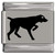 Dog Pointing Laser Engraved Italian Charm (9mm Standard Size)