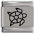 Turtle Swimming Laser Engraved Italian Charm (9mm Standard Size)