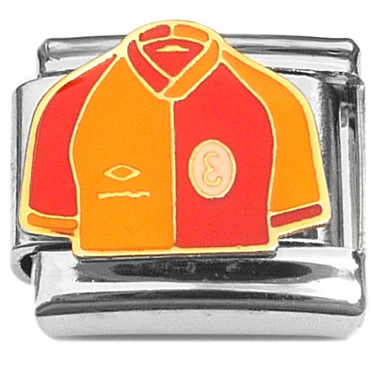 Soccer Jersey Red Orange Italian Charm