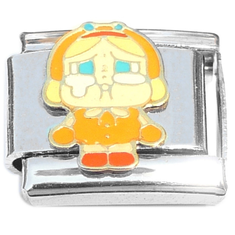 Crybaby Orange Italian Charm