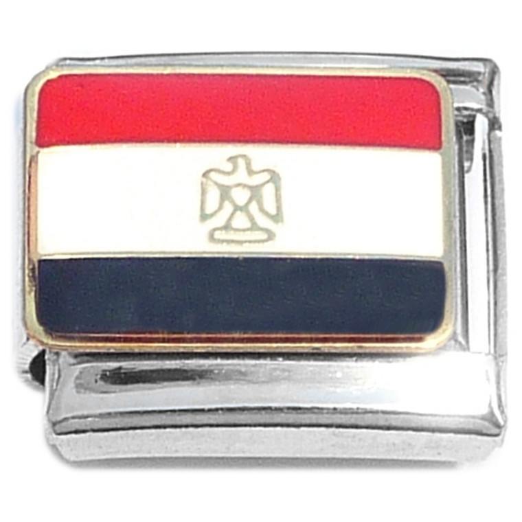Flag of Egypt Italian Charm