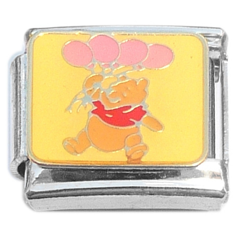 Pooh Bear Balloons Italian Charm