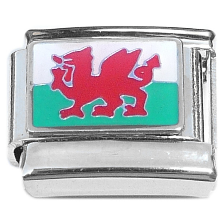Wales Flag Welsh Italian Charm