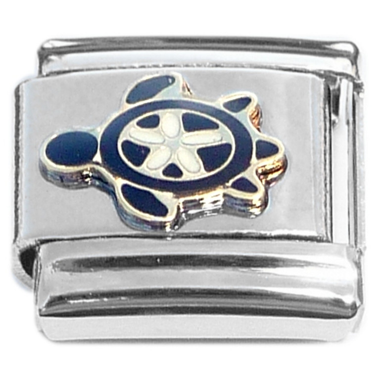 Hawaiian Ocean Sea Turtle Italian Charm