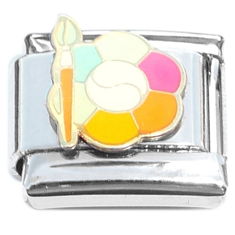 Paint Palette Brush Italian Charm