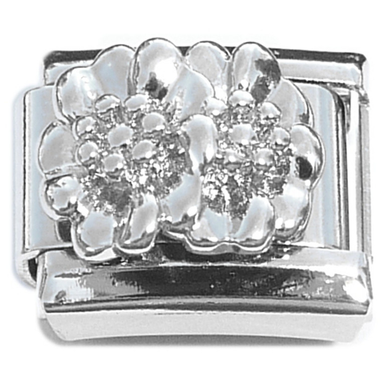 Flower Pair Italian Charm