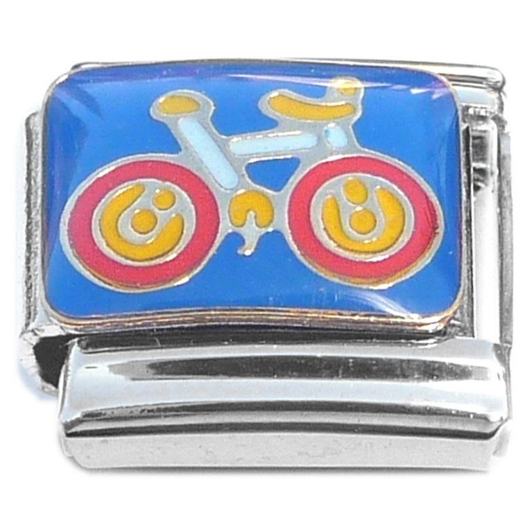 Bike Bicycle Dark Blue Italian Charm