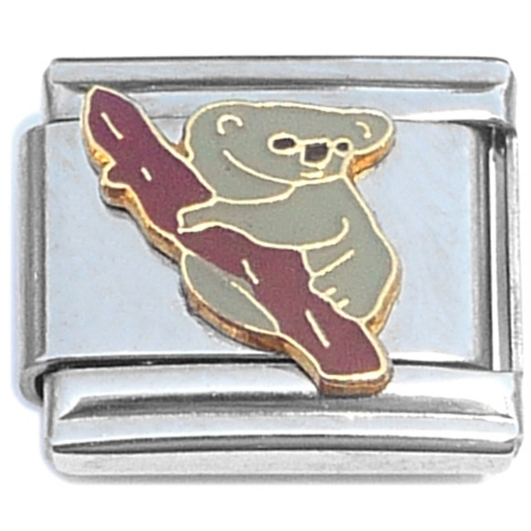 Koala Bear Branch Italian Charm