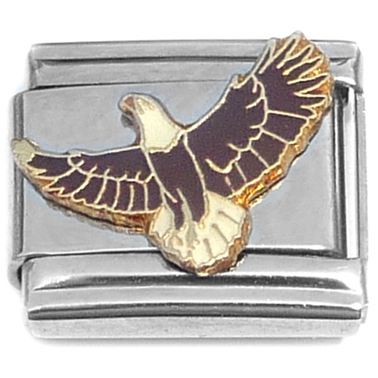 Bird Flying Hawk Falcon Italian Charm