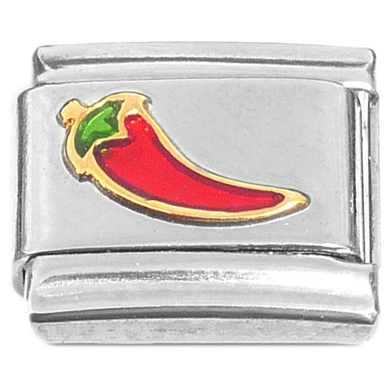 Red Chili Pepper Italian Charm