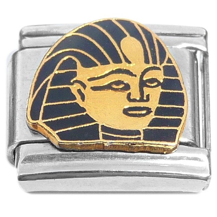 King Tut Egyptian Pharaoh  Italian Charm
